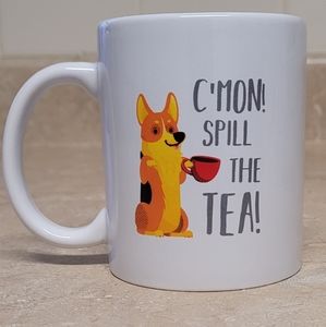 Corgi tea mug